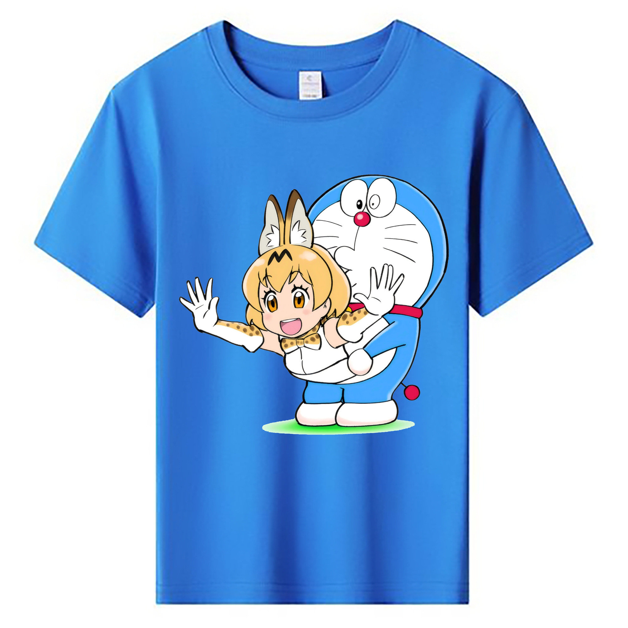 （画像用） ドラえもん Doraemon 綿100％キッズTシャツ（フロントプリント）
